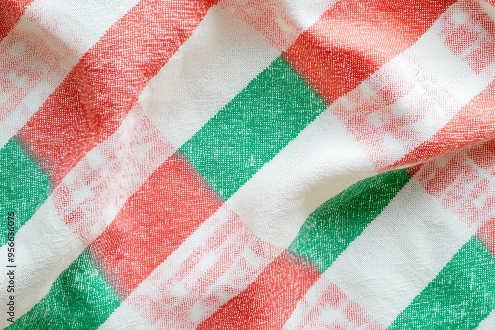 gingham pattern in vivid green white and red gradient for Christmas gingham pattern in vivid green white and red gradient for Christmas