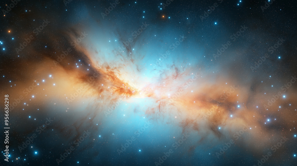 the nebula in space with stars 