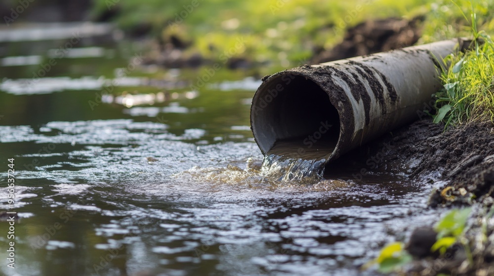 Pollution from Drain Pipe