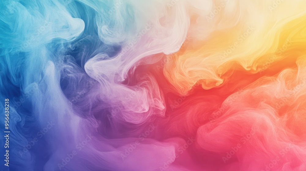 Abstract Colorful Swirling Smoke-Like Texture Abstract Colorful Swirling Smoke-Like Texture