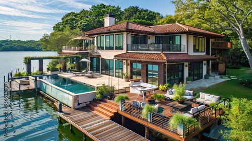 Luxury Waterfront Home with Infinity Pool