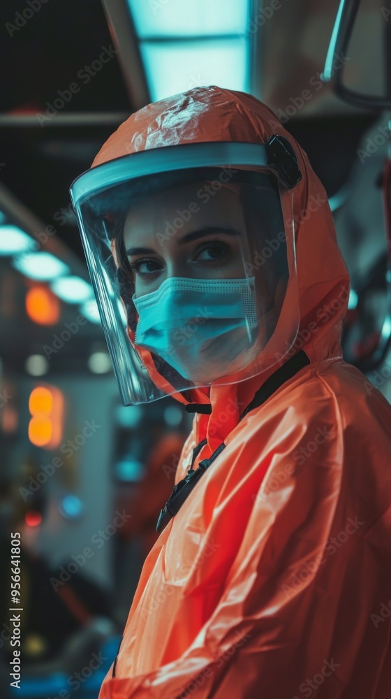 Healthcare Worker in Protective Gear Healthcare Worker in Protective Gear