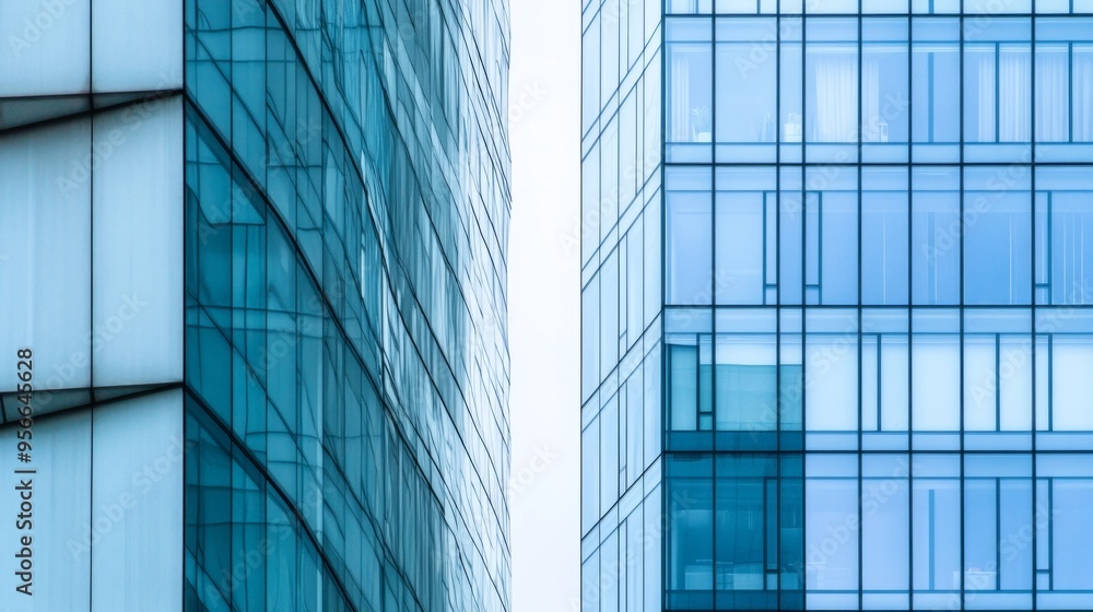 Obraz premium Modern Glass Architecture