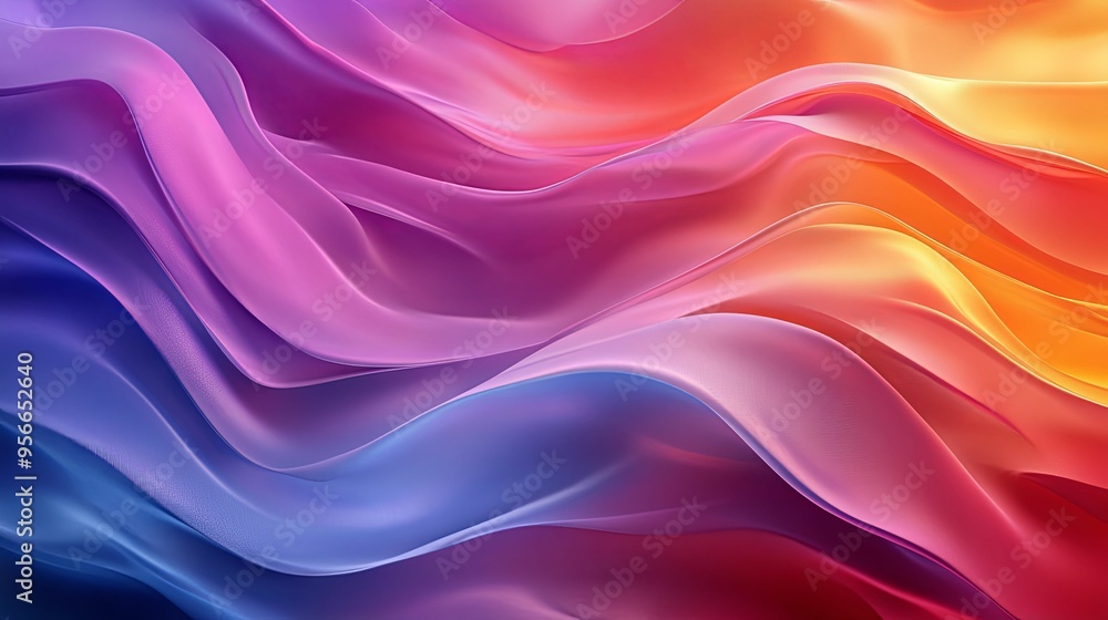 Abstract Colorful Wavy Fluid Background Abstract Colorful Wavy Fluid Background