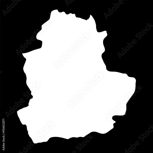 Corum province map, administrative divisions of Turkey. Vector illustration. photo