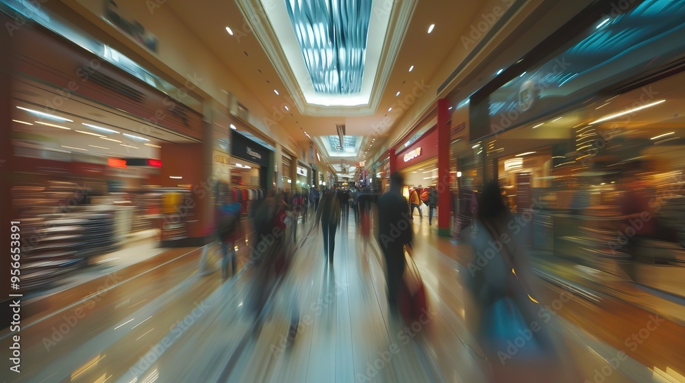 Blurred Motion Inside A Mall Blurred Motion Inside A Mall