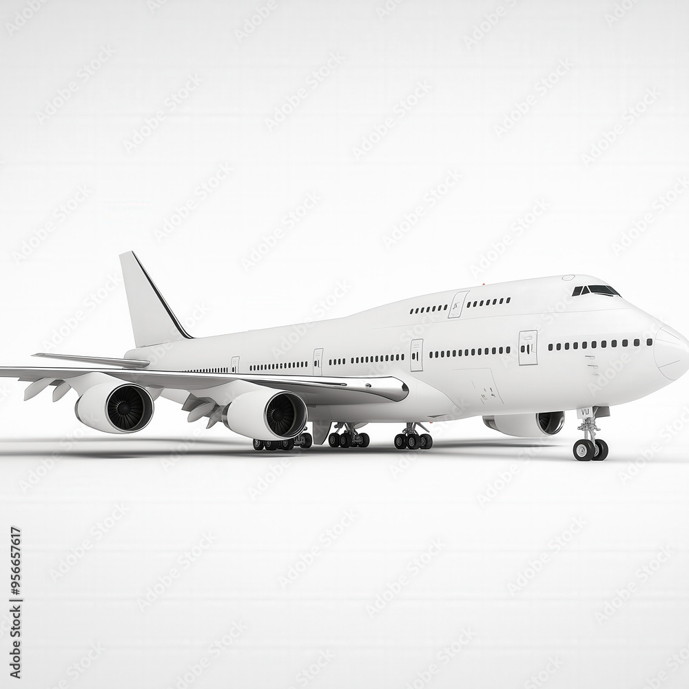 Obraz premium 747 Isolated