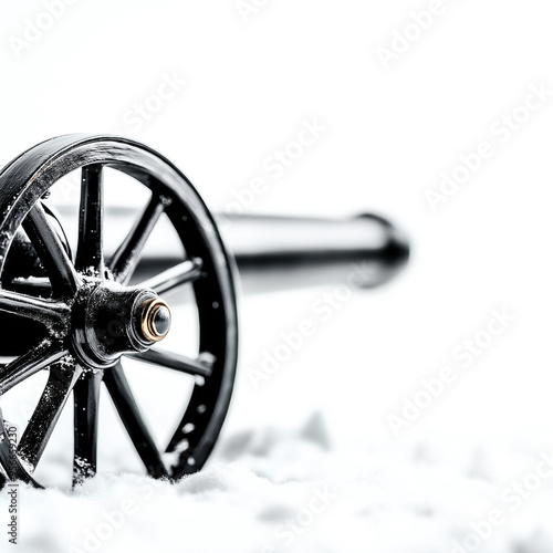 Civil War Cannon Isolated