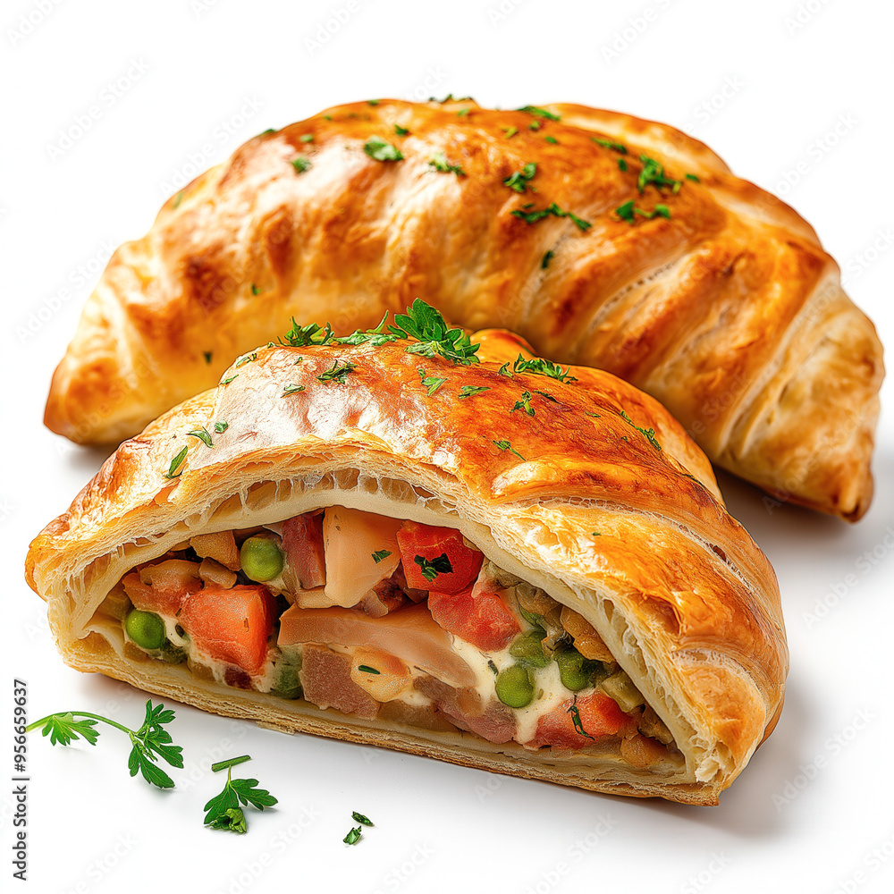 Cornish Pasty Isolated Cornish Pasty Isolated