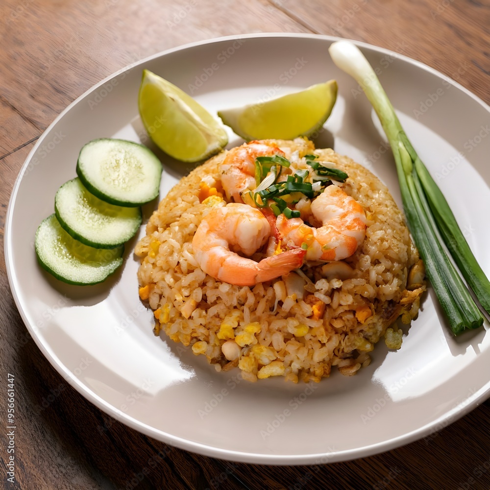 Traditional Thai Fried Rice Dish