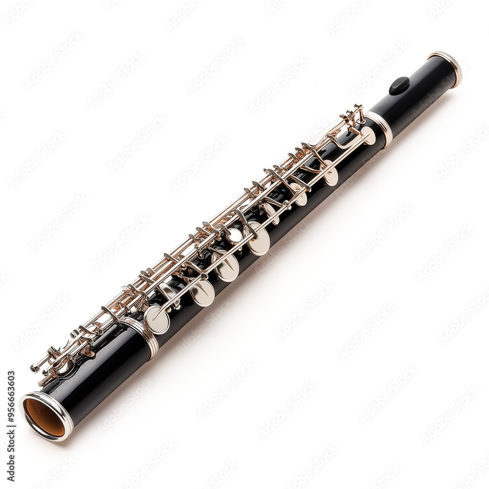 Fototapeta premium Oboe Isolated