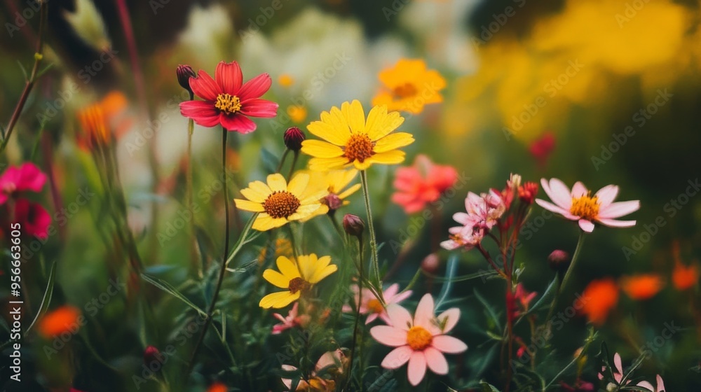 Vibrant Flower Garden