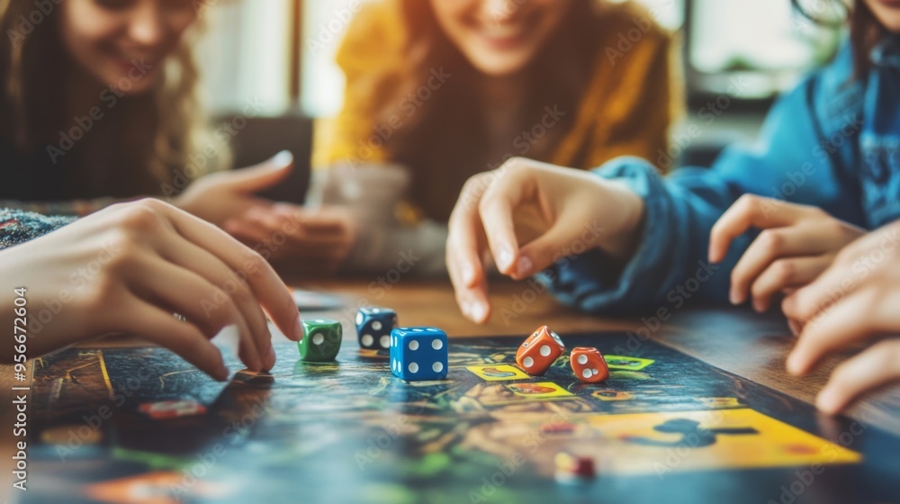 Engaging in a Fun Board Game Engaging in a Fun Board Game