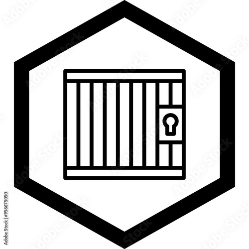 Prison Vector Icon Design