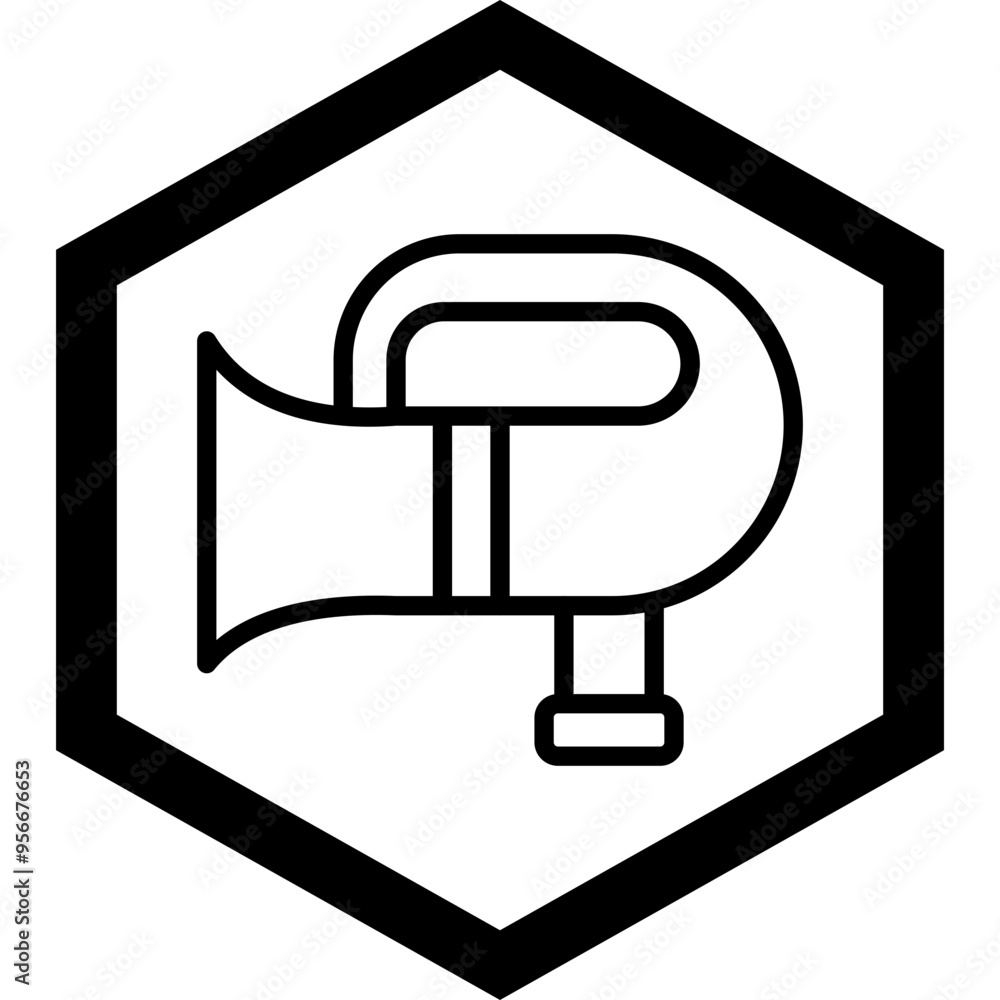 Trumpet Vector Icon Design Trumpet Vector Icon Design