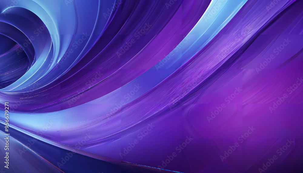 Abstraction en Bleu et Violet Abstraction en Bleu et Violet