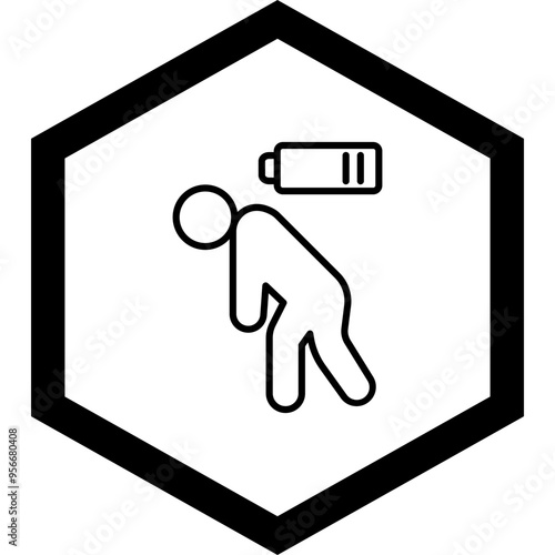 Fatigue Vector Icon Design