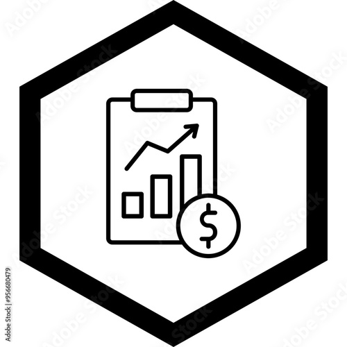 Valuation Vector Icon Design