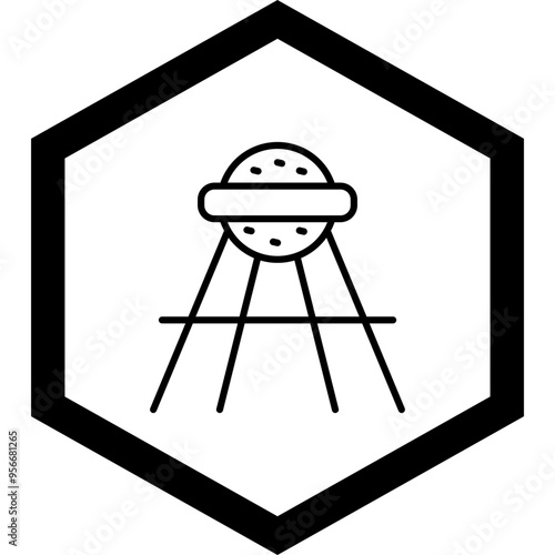 Sputnik Vector Icon Design