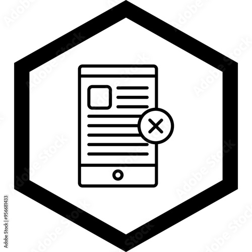 Fake News Vector Icon Design