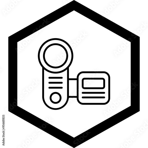 Cam Recorder Vector Icon Design