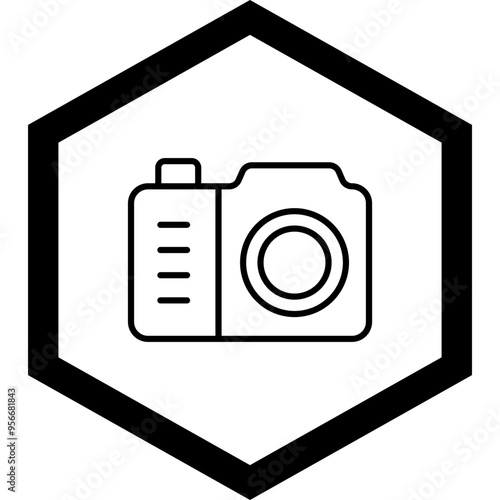 Pocket Camera Vector Icon Design