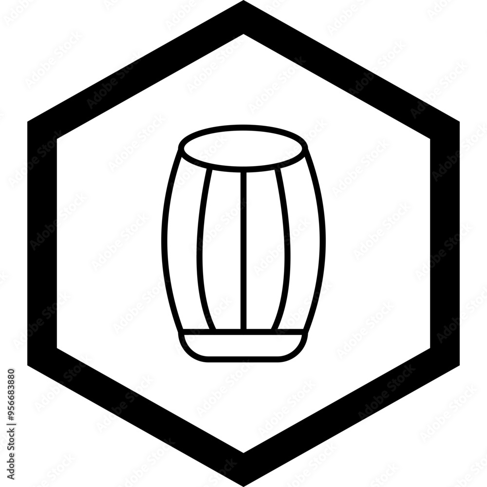 Barrel Vector Icon Design Barrel Vector Icon Design