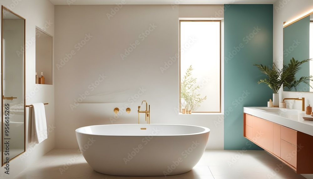 Photo interior modern design room 3d illustration Photo interior modern design room 3d illustration