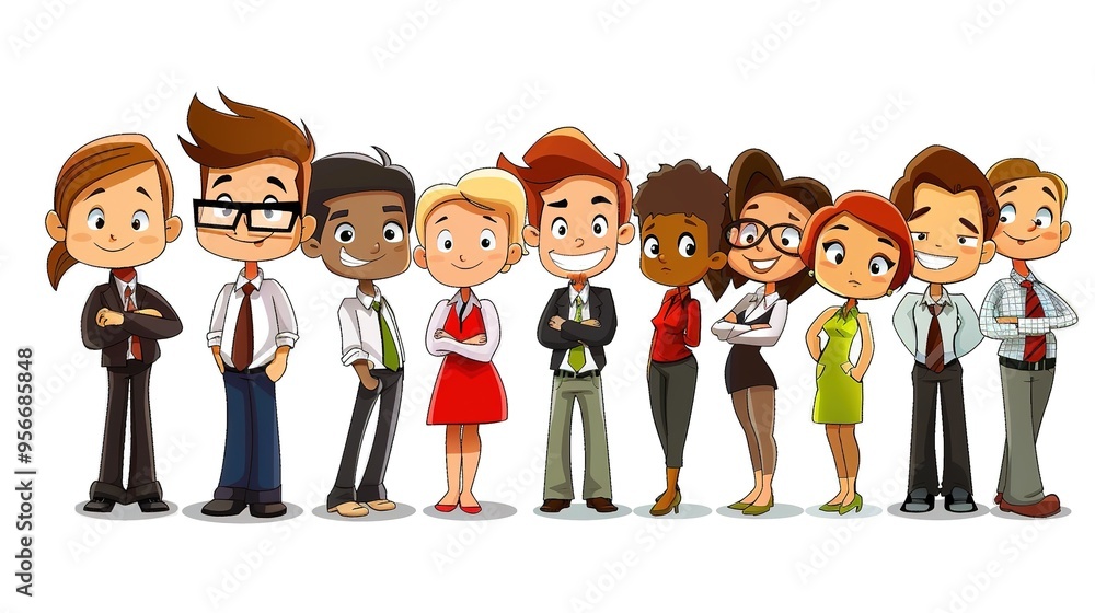 Stunning Office Cartoon Character: A Fun and Lively Workplace Visual. Showcasing Creativity and Energy. Stunning Office Cartoon Character: A Fun and Lively Workplace Visual. Showcasing Creativity and Energy.
