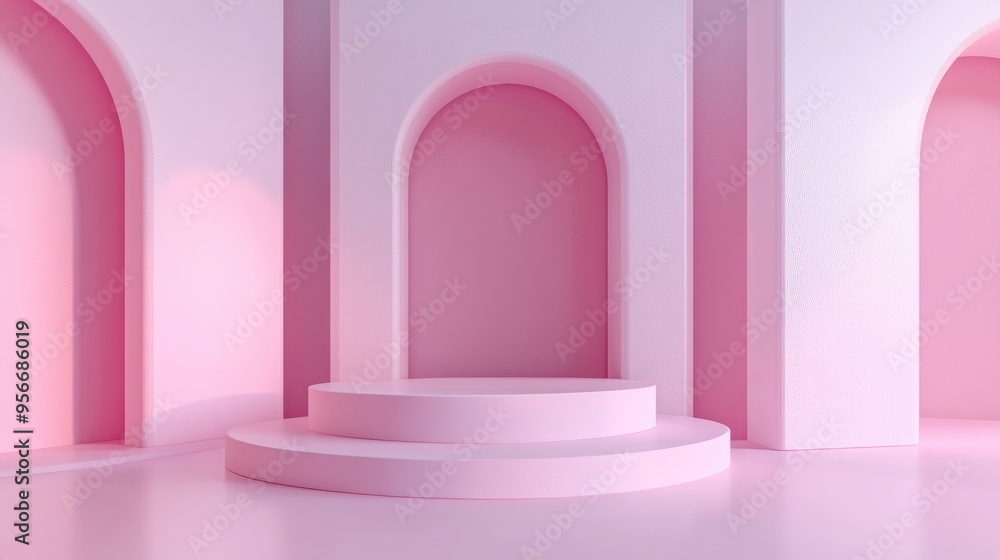 Sophisticated minimalist geometric backdrop 3D illustration 3D rendering Sophisticated minimalist geometric backdrop 3D illustration 3D rendering
