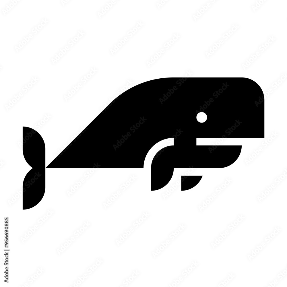 Sperm Whale logo. Icon design. Template elements Sperm Whale logo. Icon design. Template elements