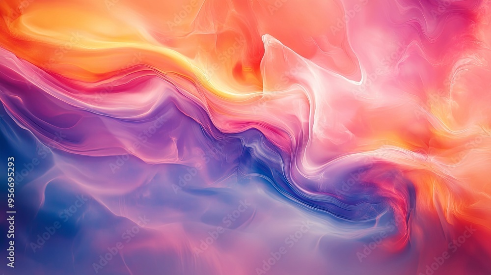 Abstract Swirling Color Gradient Background Abstract Swirling Color Gradient Background