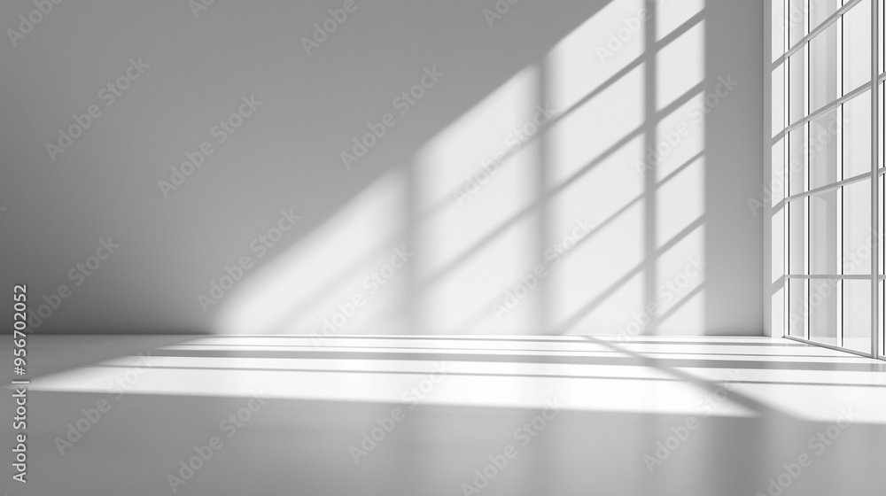 Minimalist Abstract White Background with Soft Shadows and Light Reflections, Ideal for Product Display or Advertising Backdrop in a Studio Setting Minimalist Abstract White Background with Soft Shadows and Light Reflections, Ideal for Product Display or Advertising Backdrop in a Studio Setting