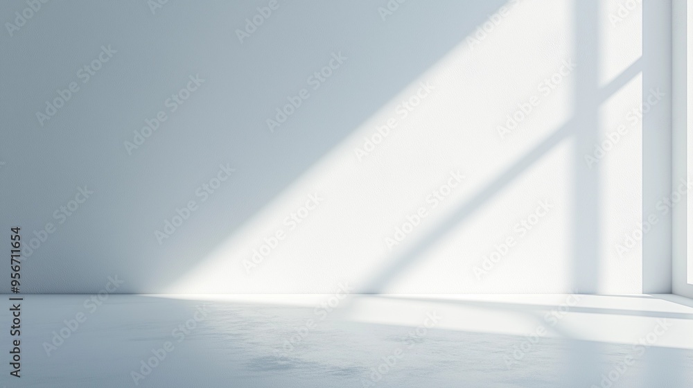 Minimalist Abstract White Background with Soft Shadows and Light Reflections, Ideal for Product Display or Advertising Backdrop in a Studio Setting. Minimalist Abstract White Background with Soft Shadows and Light Reflections, Ideal for Product Display or Advertising Backdrop in a Studio Setting.