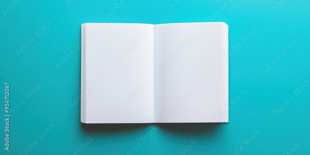 Book with blank pages mockup Book with blank pages mockup