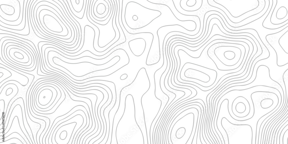 Topographic map background geographic line map with seamless ornament ...