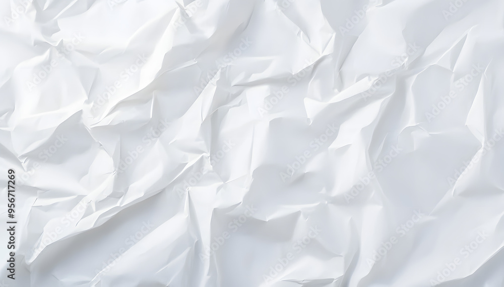 the wet crumpled white paper texture for the headerbackdrop the wet crumpled white paper texture for the headerbackdrop
