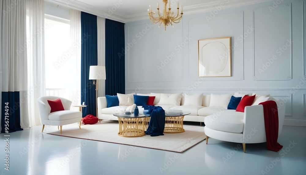 Photo interior modern design room 3d illustration Photo interior modern design room 3d illustration