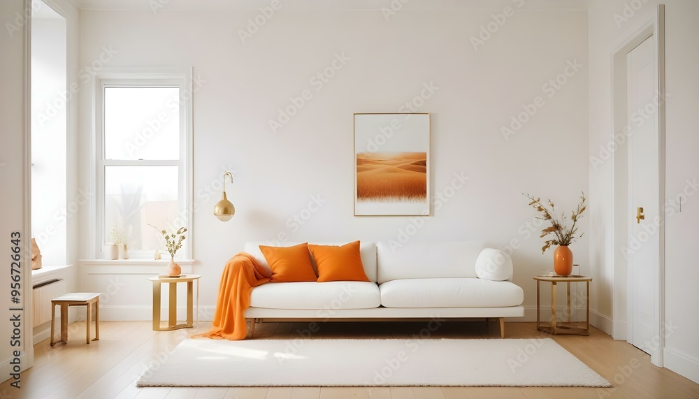Photo interior modern design room 3d illustration Photo interior modern design room 3d illustration