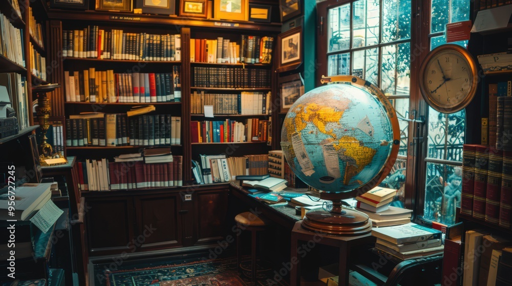 A library's travel section, packed with guidebooks, maps, and travelogues, inspiring patrons to explore new destinations. A library's travel section, packed with guidebooks, maps, and travelogues, inspiring patrons to explore new destinations.