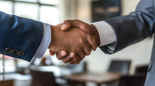 handshake between two businessmen