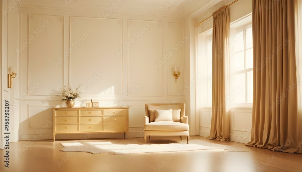 Photo interior modern design room 3d illustration Photo interior modern design room 3d illustration