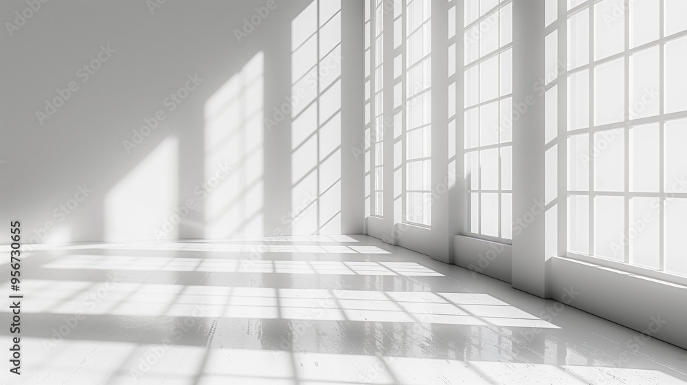 Minimalist Abstract White Background with Soft Shadows and Light Reflections, Ideal for Product Display or Advertising Backdrop in a Studio Setting Minimalist Abstract White Background with Soft Shadows and Light Reflections, Ideal for Product Display or Advertising Backdrop in a Studio Setting