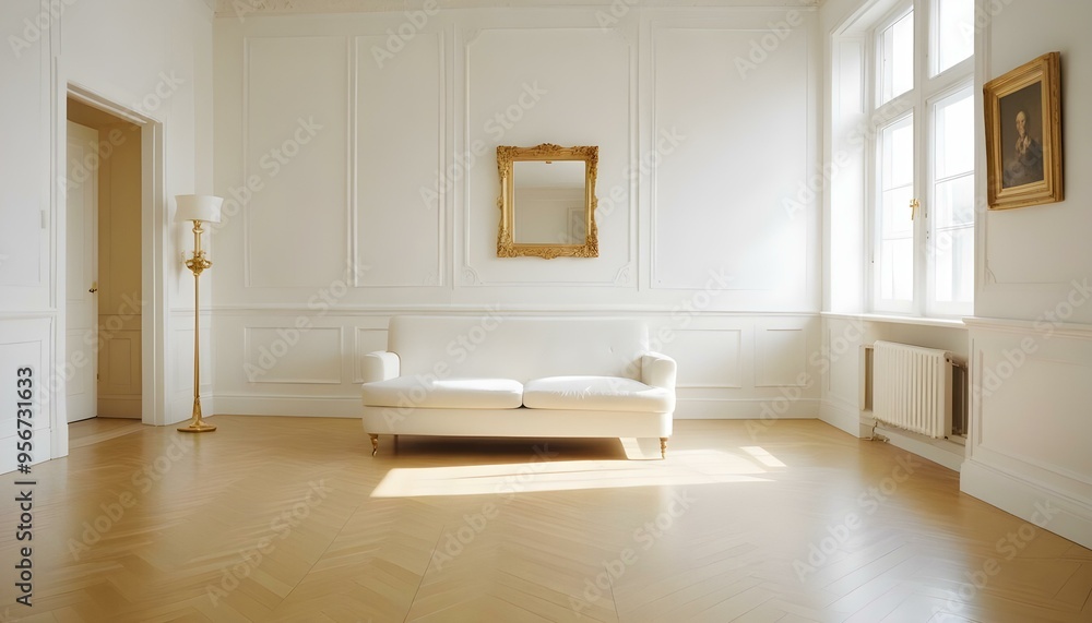 Photo interior modern design room 3d illustration Photo interior modern design room 3d illustration