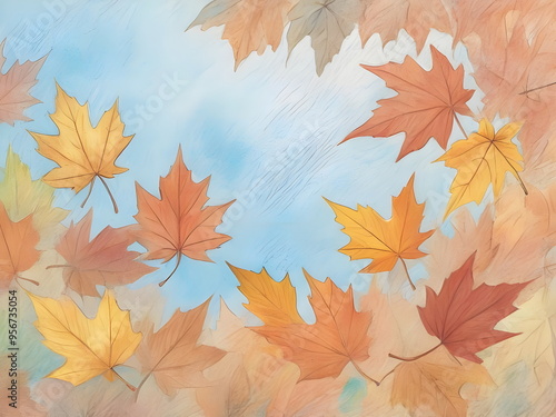 autumn leaves background