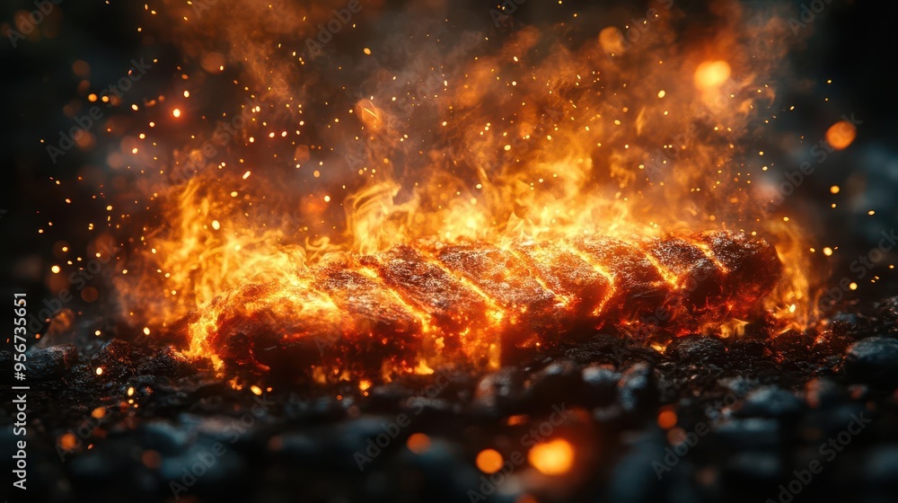 quantum barbecue in a fractal dimension grilled foods morphing between states of matter surrounded by evershifting geometric landscapes and timebending flame patterns quantum barbecue in a fractal dimension grilled foods morphing between states of matter surrounded by evershifting geometric landscapes and timebending flame patterns