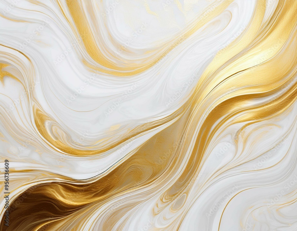 Luxury gold wave illustration background on black background Luxury gold wave illustration background on black background