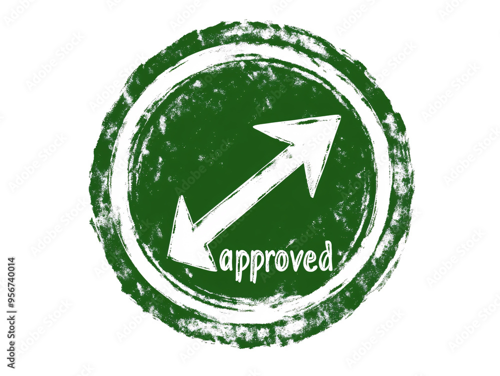a green circle with white arrows and text a green circle with white arrows and text
