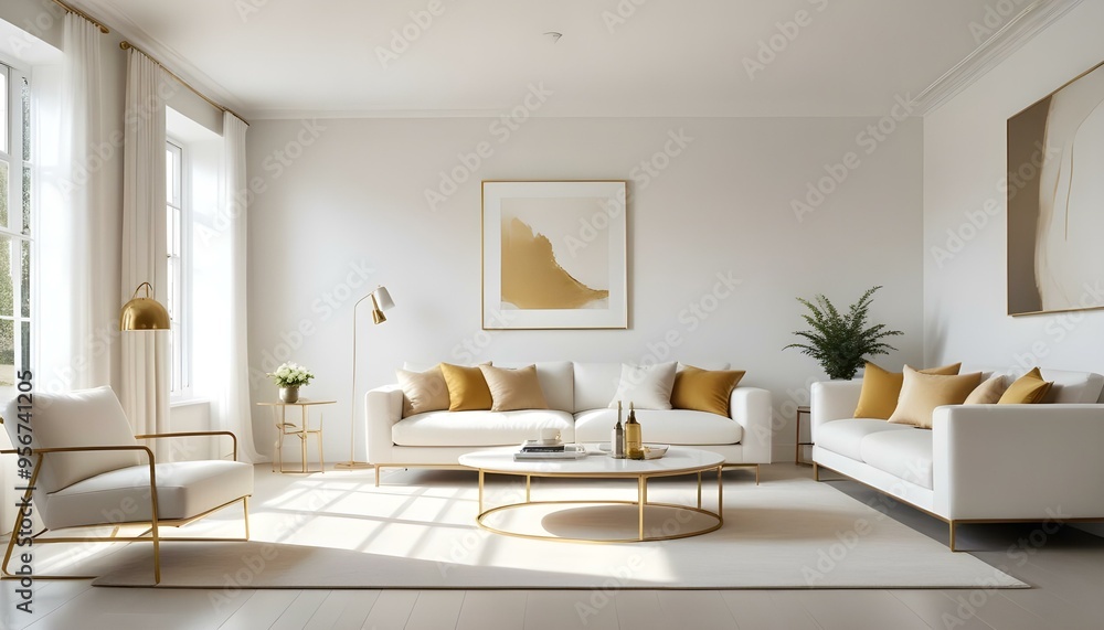 Photo interior modern design room 3d illustration Photo interior modern design room 3d illustration