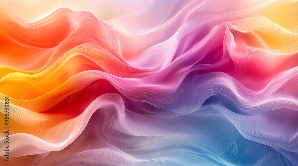 Abstract Swirling Gradient With Fine Lines Abstract Swirling Gradient With Fine Lines